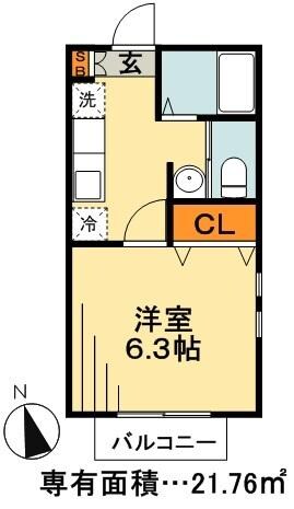 ナック・ケイの物件間取画像