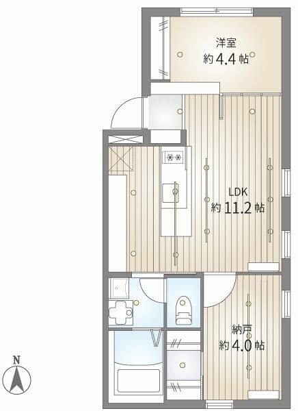 サクラスプリング清澄白河の物件間取画像