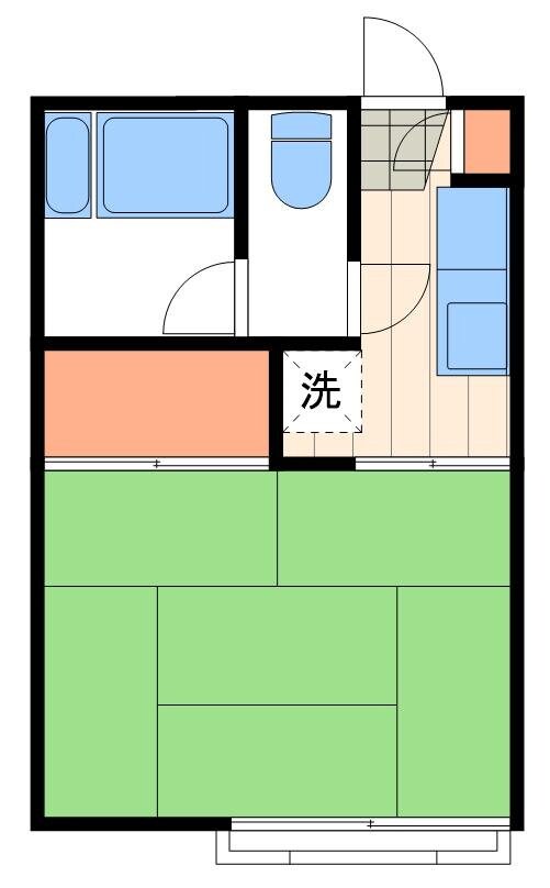 コーポ横塚の物件間取画像