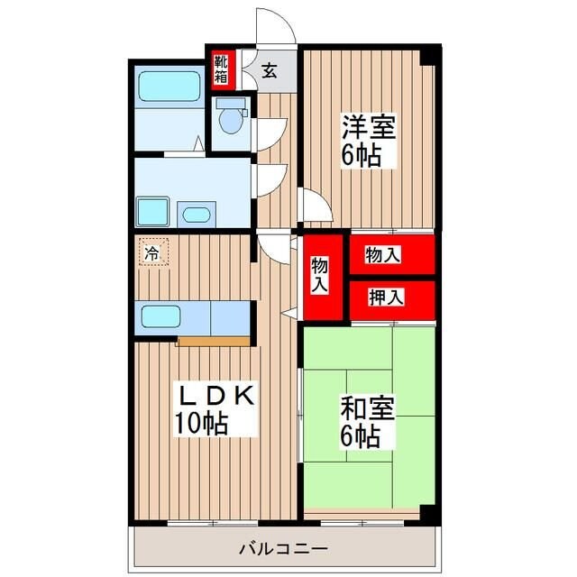 花由館の物件間取画像