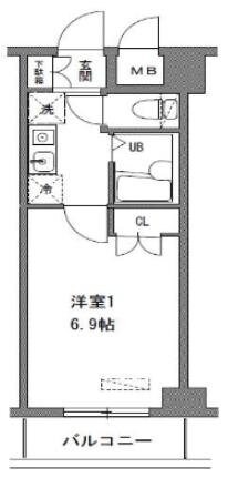 行徳ステーションレジデンスの物件間取画像