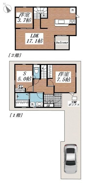 Ｓｕｍａｉ－ｔｏ浦安市海楽０２の物件間取画像