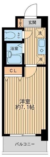 レジディア浦安2の物件間取画像