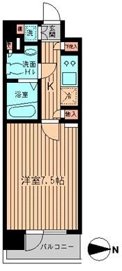 ＬａＳａｎｔｅ木場公園の物件間取画像