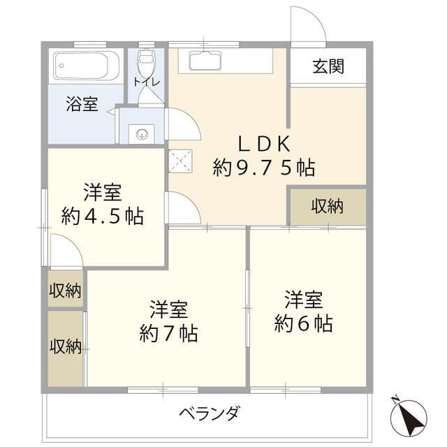 堀木マンションの物件間取画像