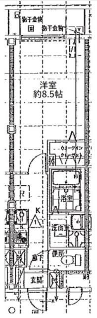 GENOVIA原木中山の物件間取画像