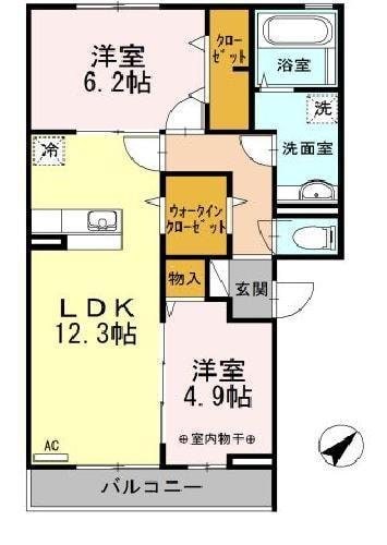 グラードの物件間取画像