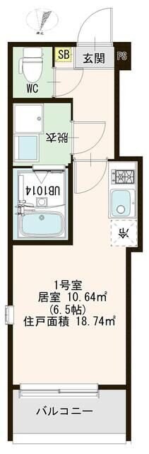 ハーモニーテラス新柴又の物件間取画像