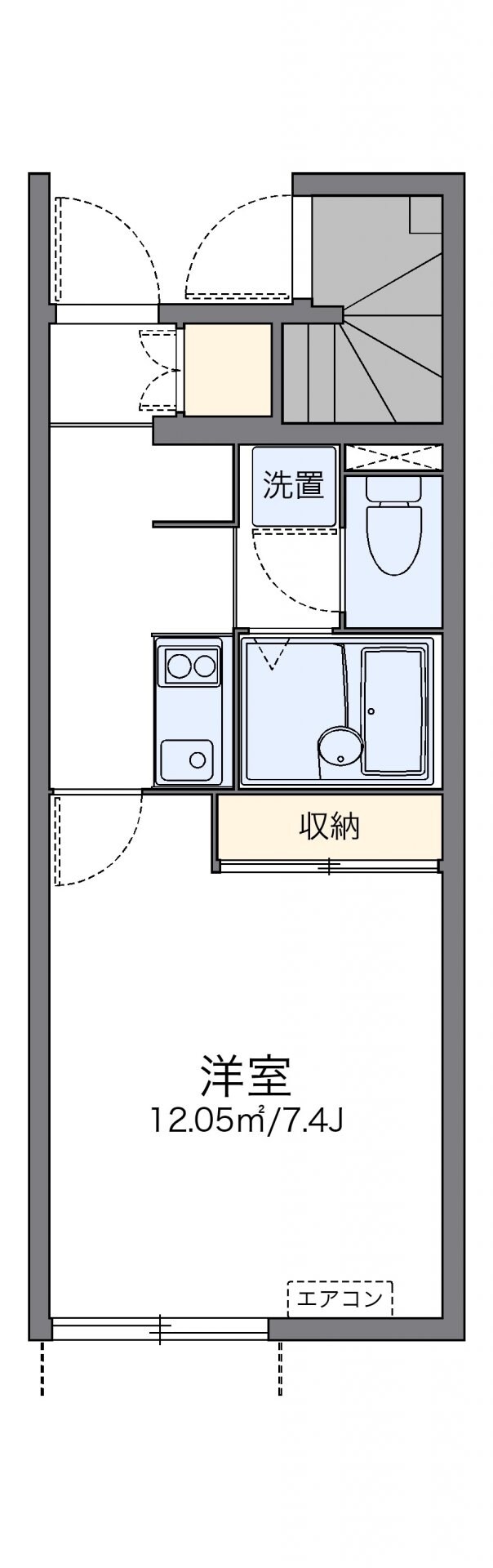 レオネクストヴィラドステラVの物件間取画像