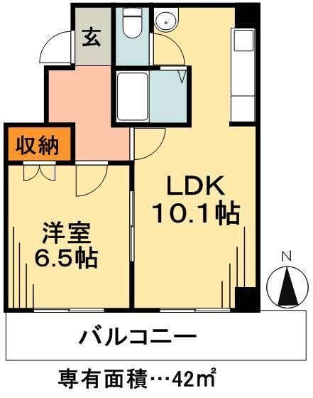 ホワイトコートIIIの物件間取画像