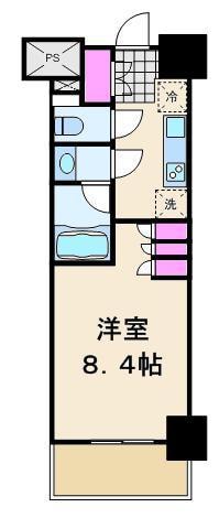 パークアクシス門前仲町・清澄庭園の物件間取画像