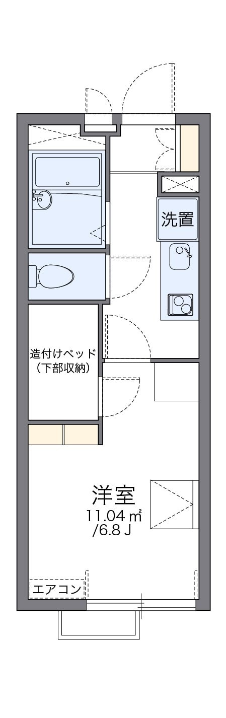 レオパレスＣＨＡＣＯの物件間取画像