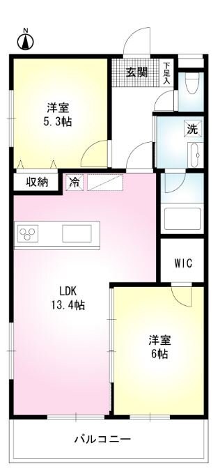 センターパレスの物件間取画像