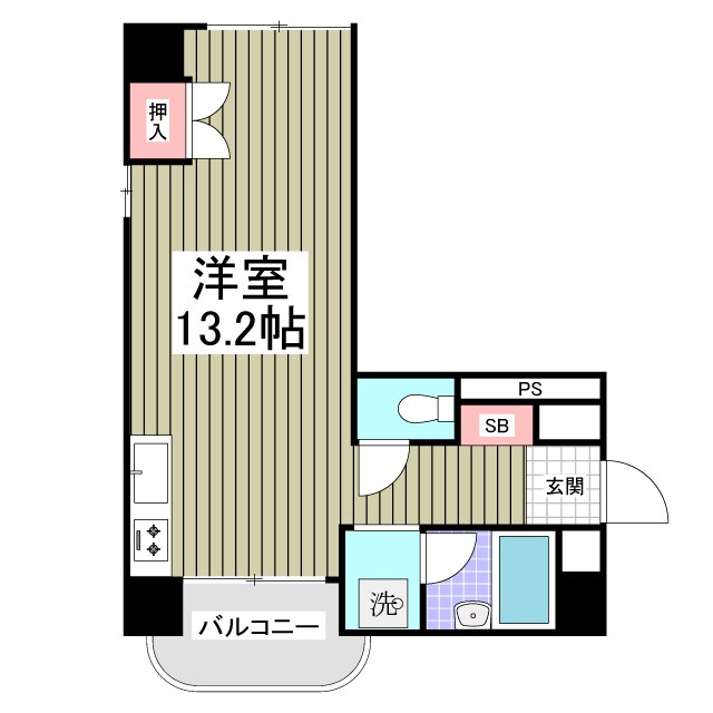 プラネットイーストの物件間取画像