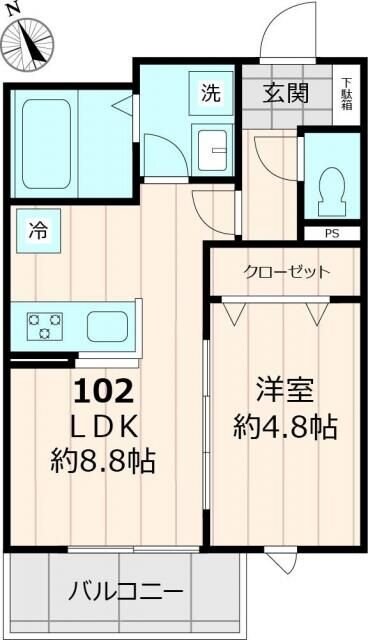 仮称ユアメゾン船堀Ｋの物件間取画像