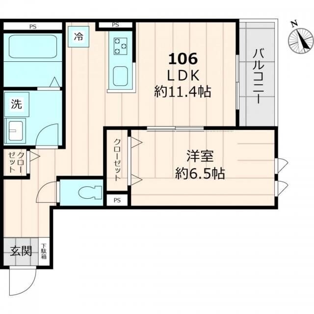 仮称ユアメゾン船堀Ｋの物件間取画像