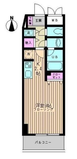 パルティールの物件間取画像