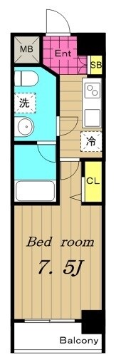 ブライズ亀戸の物件間取画像