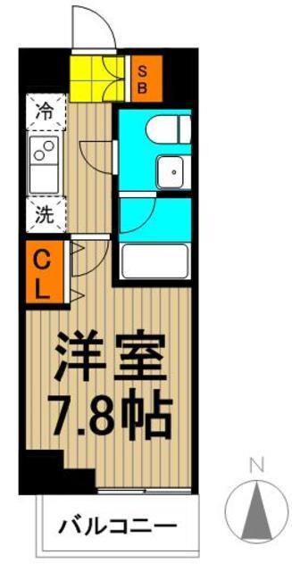 ベルフェリーク木場の物件間取画像