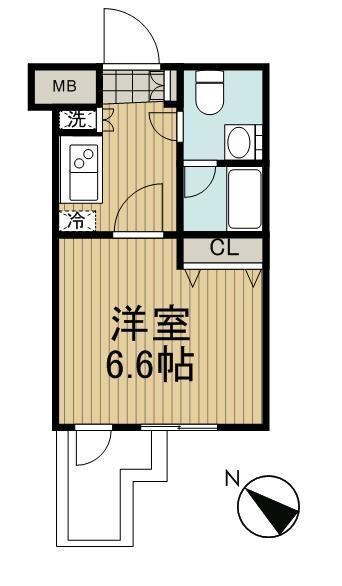 ＫＤＸレジデンス門前仲町の物件間取画像