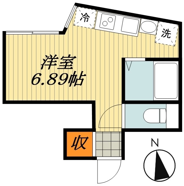 オータムバレー小岩の物件間取画像