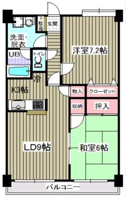 アウラ１０の物件間取画像