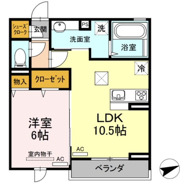 クリア南砂の物件間取画像