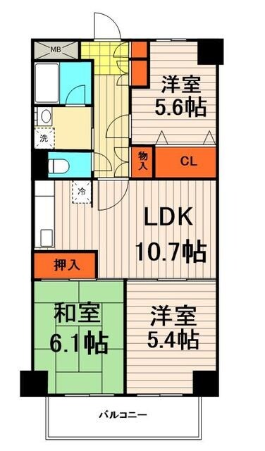 レジデンス雅鷺の物件間取画像