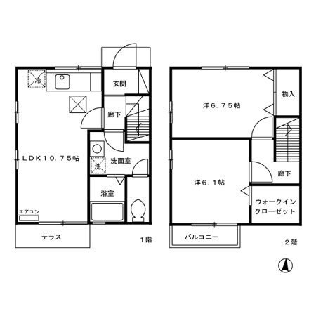 クライスハイムの物件間取画像