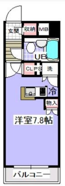 アンダルシア市川の物件間取画像