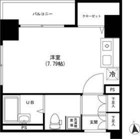ドルチェ銀座東・壱番館の物件間取画像