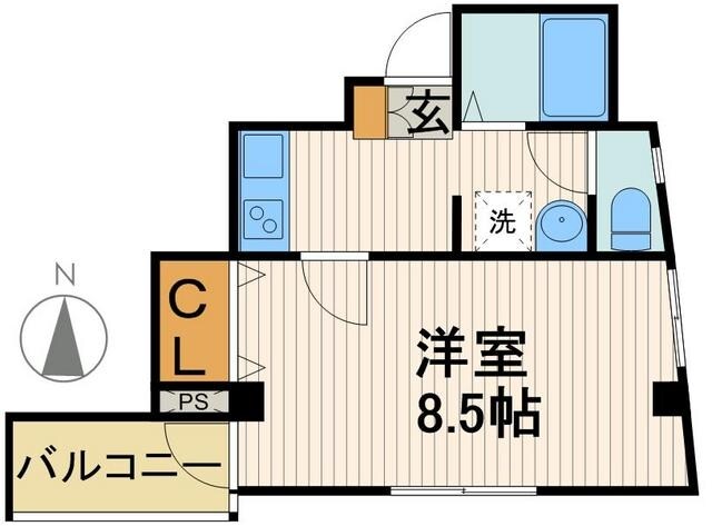 ルミエール堀留の物件間取画像