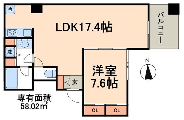 KDXレジデンス半蔵門の物件間取画像