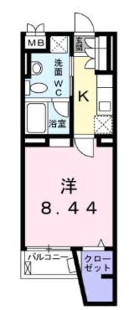 シュトラーレ四番町の物件間取画像