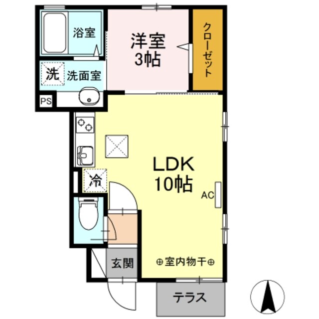 エスポワール住吉の物件間取画像