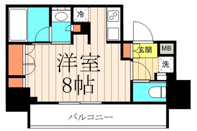 ブラウ門前仲町の物件間取画像