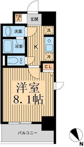 プライムアーバン門前仲町の物件間取画像