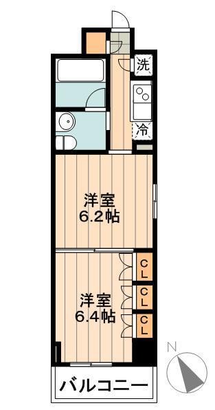 プラティーク清澄白河の物件間取画像