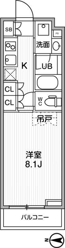 リテラス清澄白河の物件間取画像