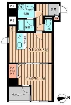 プレミアステージ内神田の物件間取画像