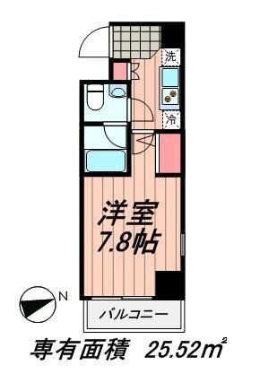 アイル東京深川・門前仲町の物件間取画像