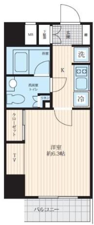 Log両国の物件間取画像