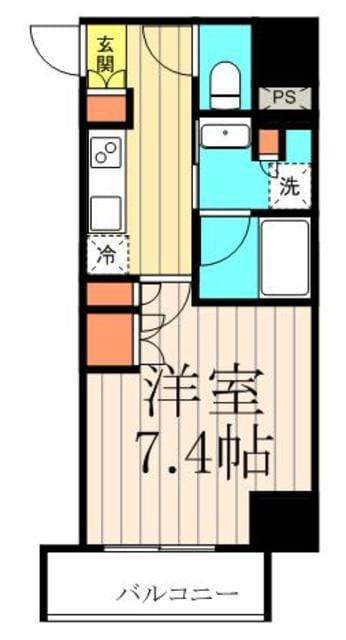 ブラウ門前仲町の物件間取画像