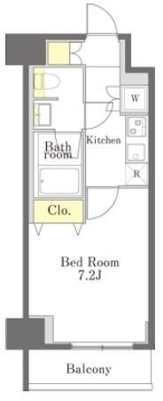 Dimus勝どきの物件間取画像