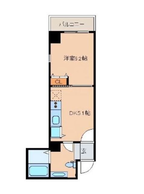 レジディア日本橋人形町の物件間取画像