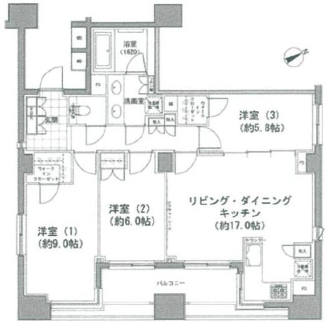 パークハビオ八丁堀の物件間取画像