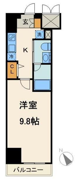 ジョイシティ蔵前の物件間取画像