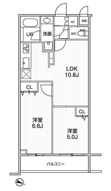 ＬＩＭＥ　ＲＥＳＩＤＥＮＣＥ　ＨＩＫＩＦＵＮＥの物件間取画像