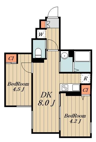 エルファーロ東日暮里の物件間取画像