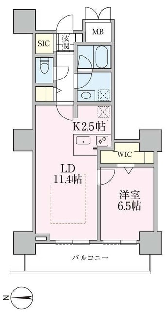 ロイヤルパークスタワー南千住の物件間取画像